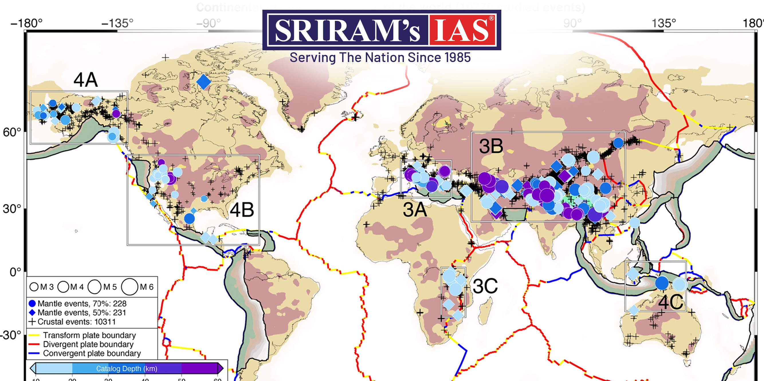 First Global Map of Continental Mantle Earthquakes Created